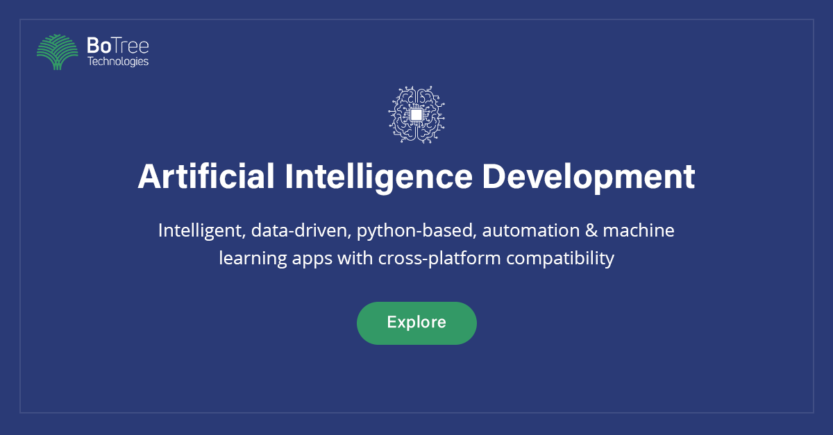BoTreeTech's tweet photo. #AIsolutions are revolutionizing the way businesses are working, growing and envisioning the future. BoTree has built and delivered #ArtificialIntelligence based #applicationsystems in Healthcare, Marketing, Retail, HR, BFSI and #Software.
Click here:
https://t.co/tGVVCha2mm https://t.co/3Y84m8f8sG