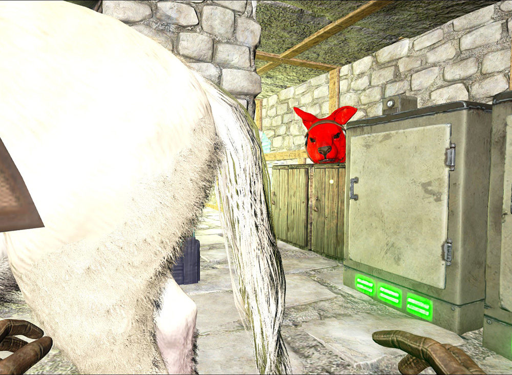 moru64332689's tweet photo. ご飯待ちのワンコみたいにしっかり見とる。#ark #ARKSurvivalEvolved #カンガルー #プロコプトドン #Procoptodon https://t.co/cpAWOkiGPK