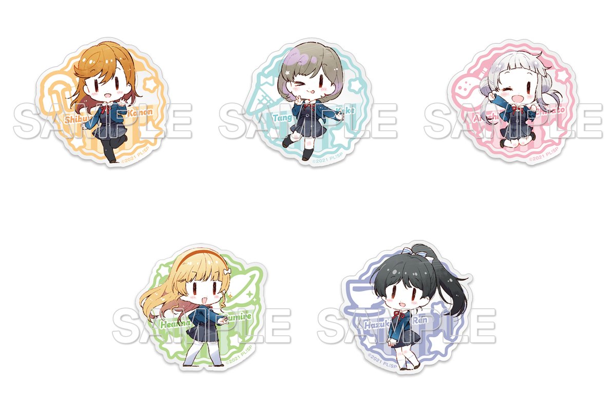 ラブライブ シリーズ公式 予約締切間近 清瀬赤目先生が描くキュートなliella メンバーのイラストを使用した ラブライブ スーパースター アクリルステッカーの予約受付は５月27日 木 まで 好きな身の回りのものに貼ってliella カラーに染めあげ