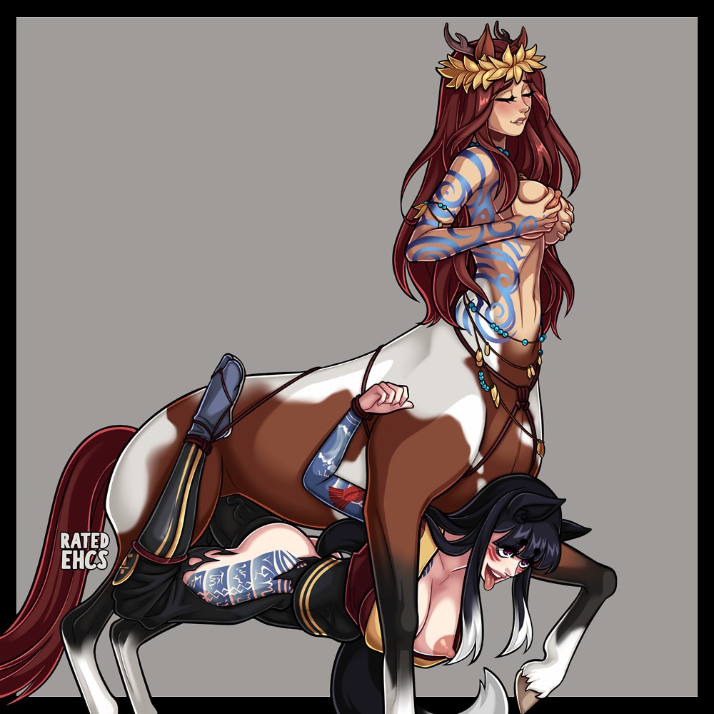 11. Being tied to a Centaur Preferably a futa though cause I'm not muc...