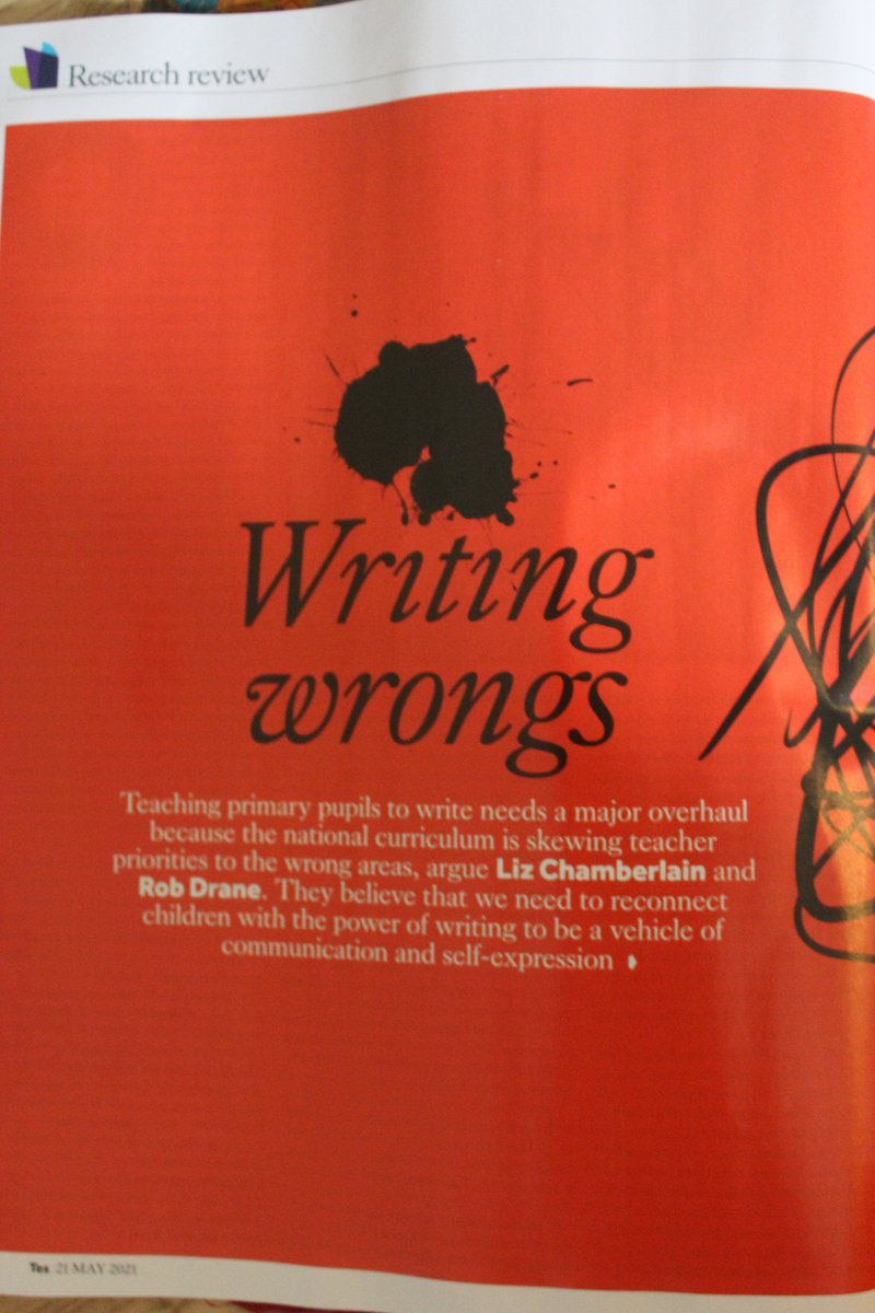 TheWritingWeb's tweet photo. π’ Have you read this week's TES?
Then you'll know all about @liz_loch and @robdrane's comprehensively argued, research-informed call to arms for teaching the writing process authentically. ππΎ
BIG thanks for shouting out #TheWritingWeb π§‘
#WritingRocks #WritersByNight https://t.co/QBox0uzFRN