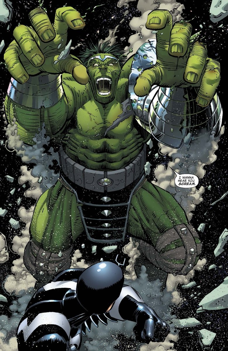 #Hulk splash page of the day!

From World War Hulk 1, June 2007. Artists: John Romita Jr. and Klaus Janson