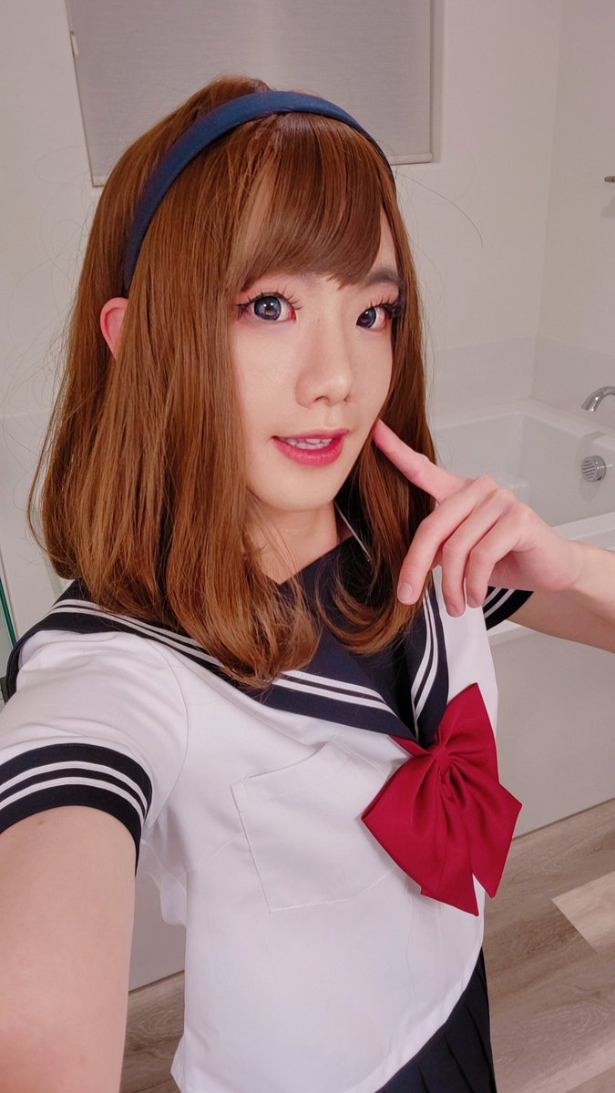 blueberryeclair's tweet photo. Hehe. JK. Can't ever get enough of JK. 😆
... 
#crossdresser #crossplay #男の娘 #偽娘 #女装子 https://t.co/QhkElZsZfk