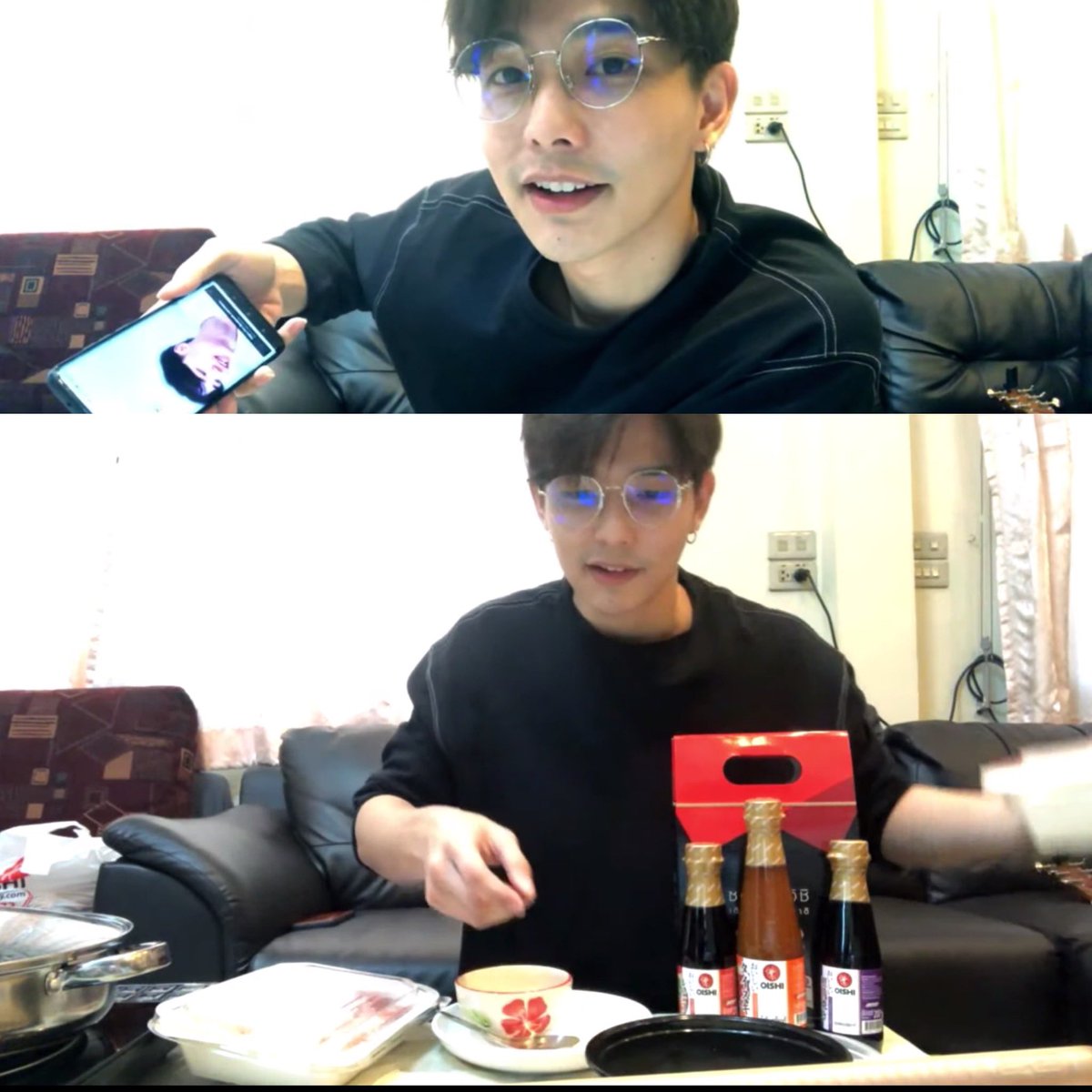 GMMTV's tweet photo. ของกินแน่นมาก มีคุณเต ตะวัน แวะมาด้วยยยย

ดูเต็มๆ ได้ทาง YouTube : https://t.co/Fs36rBRugL
#LiveAtLunchSS2xLee 
#LiveAtLunchSS2
#GMMTV https://t.co/VyQ7kl5oQO