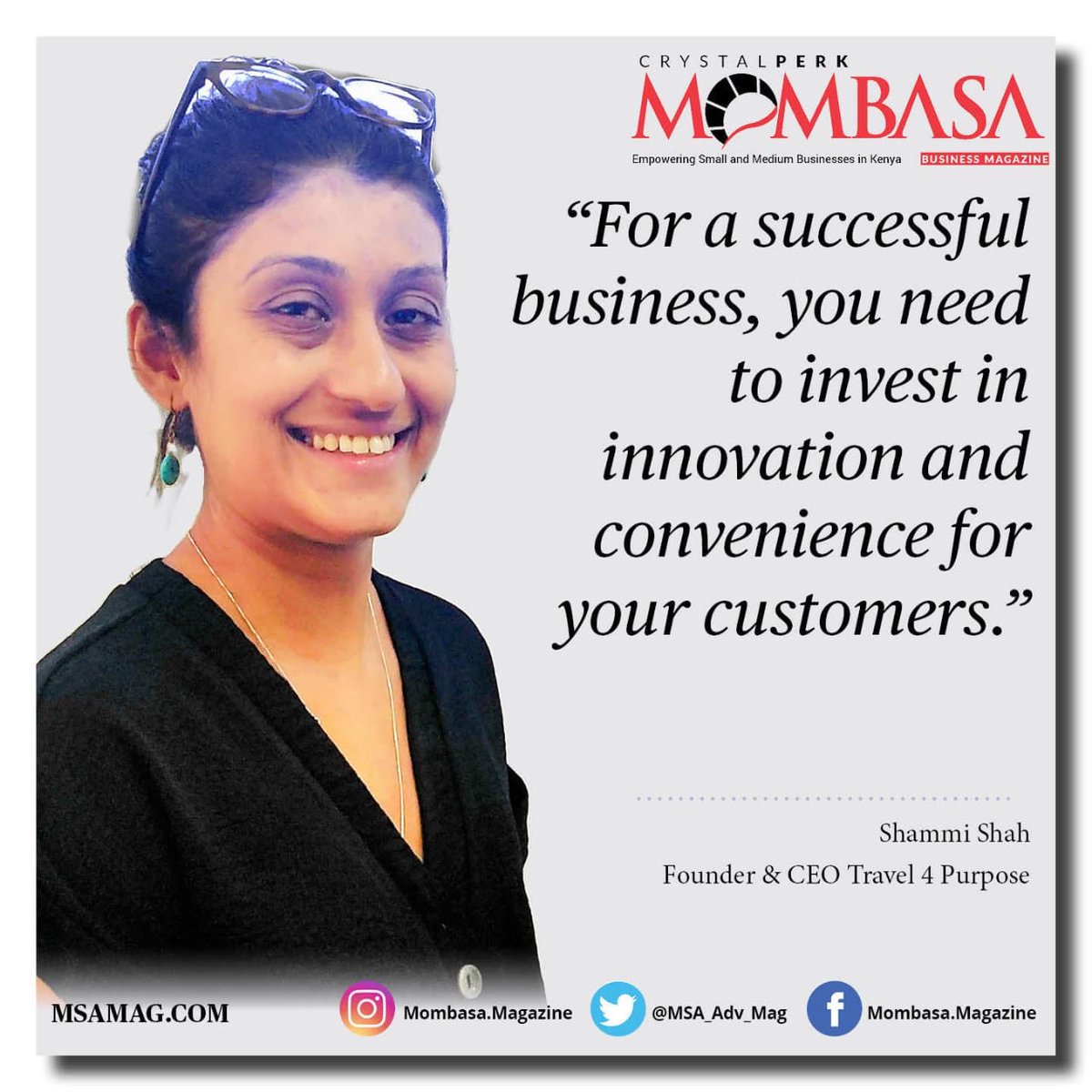 MombasaMagazine's tweet photo. #Mondayquotes have a productive week.
#Entrepreneur #business #CEO #customerexperience #innovation #jobs https://t.co/bPrpu3XVlQ
