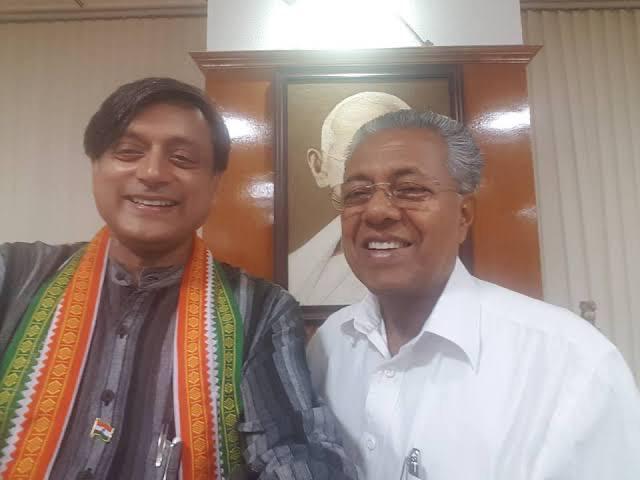 ShashiTharoor's tweet photo. Wishing Kerala CM @vijayanpinarayi a very happy 76th birthday! Even in these challenging times I hope he finds things to laugh about today. Hope he enjoys many joyous returns of the day in the service of the people of Kerala. #HappyBirthdayCM https://t.co/SOpoaQ3H2r