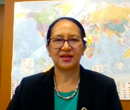 NursingNow2020's tweet photo. It's a huge honour to be joined by @WHO Chief Nursing Officer @elizabeth_iro this morning as we begin our day of #GlobalFootprints celebration.

Thank you @elizabeth_iro for being with us on this important day 👏

#WHA74 #NursingNow #StrategicDirections https://t.co/M44iYaqPK0