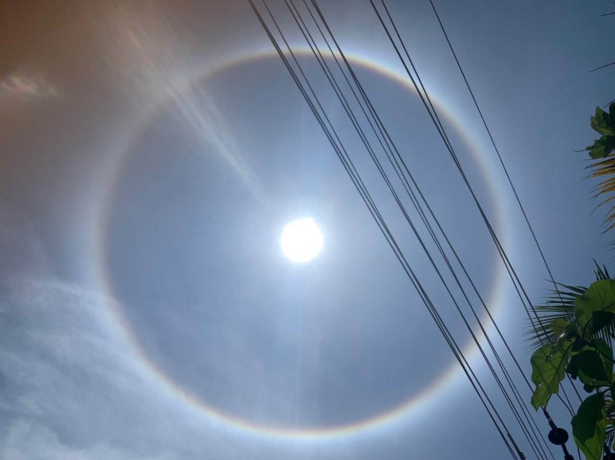 A few more pics from the Sun Halo seen from Bengaluru #Bengaluru #Bangalore...