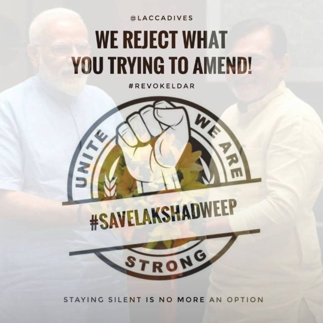thehermitcoffee's tweet photo. If oppression becomes the law, resistance becomes the duty.

#SaveLakshadweep https://t.co/vD3CMQcYFG