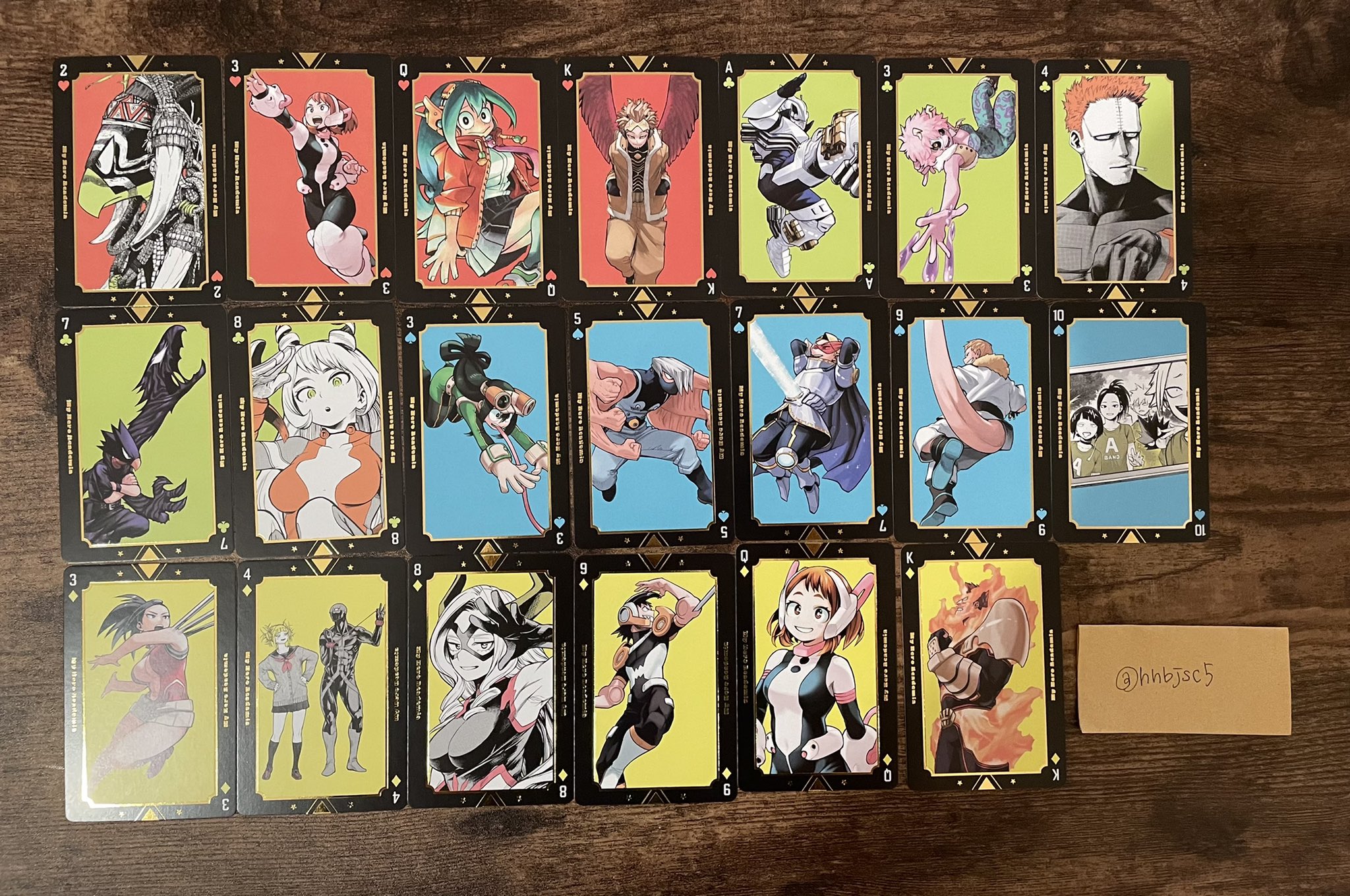 2022新作 Pre Autumn 上鳴電気 ヒロアカ展 トランプ 僕のヒーロー