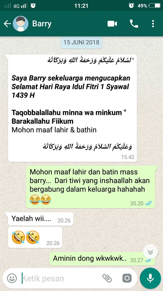 KDP264's tweet photo. Sebercanda apapun ucapan adalah Doa. 
2018 Teman Kerja
2021 Teman Hidup
😁😁
@GanbaBarry 

Idul fitri 1439h            Idul fitri 1442h https://t.co/oRIEI3GWcc