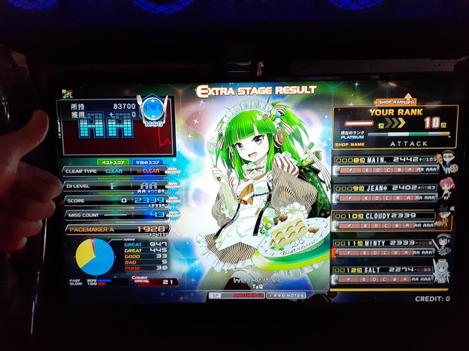 Cloudy Boyさん がハッシュタグ Iidx をつけたツイート一覧 1 Whotwi グラフィカルtwitter分析