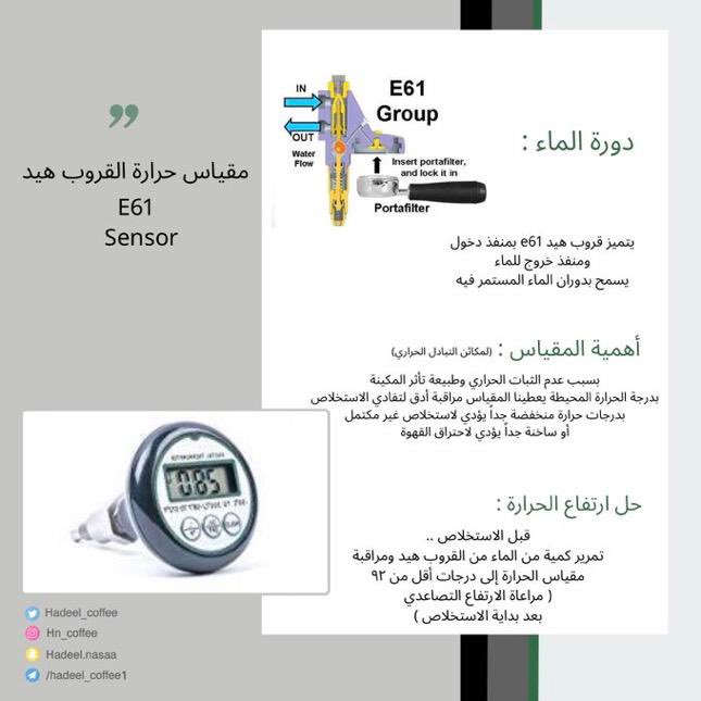 Today_coffee1's tweet photo. #قهوة_اليوم 

١/ 

مقياس حرارة القروب هيد E61 sensor ✔️

من @hadeel_coffee

#قهوة_اليوم https://t.co/7GXXD0xbPp