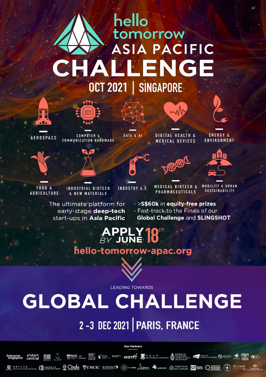 CCAMP_India's tweet image. CCAMP is partnering with @hellotmrc for #HTAPACChallenge, a platform for early stage deep-tech startups to showcase their innovations

Apply hello-tomorrow-apac.org/apac-challenge… by Jun 18

Psst: a single application qualifies you for both #HTAPACChallenge &amp;amp; #HTGlobalChallenge later this year