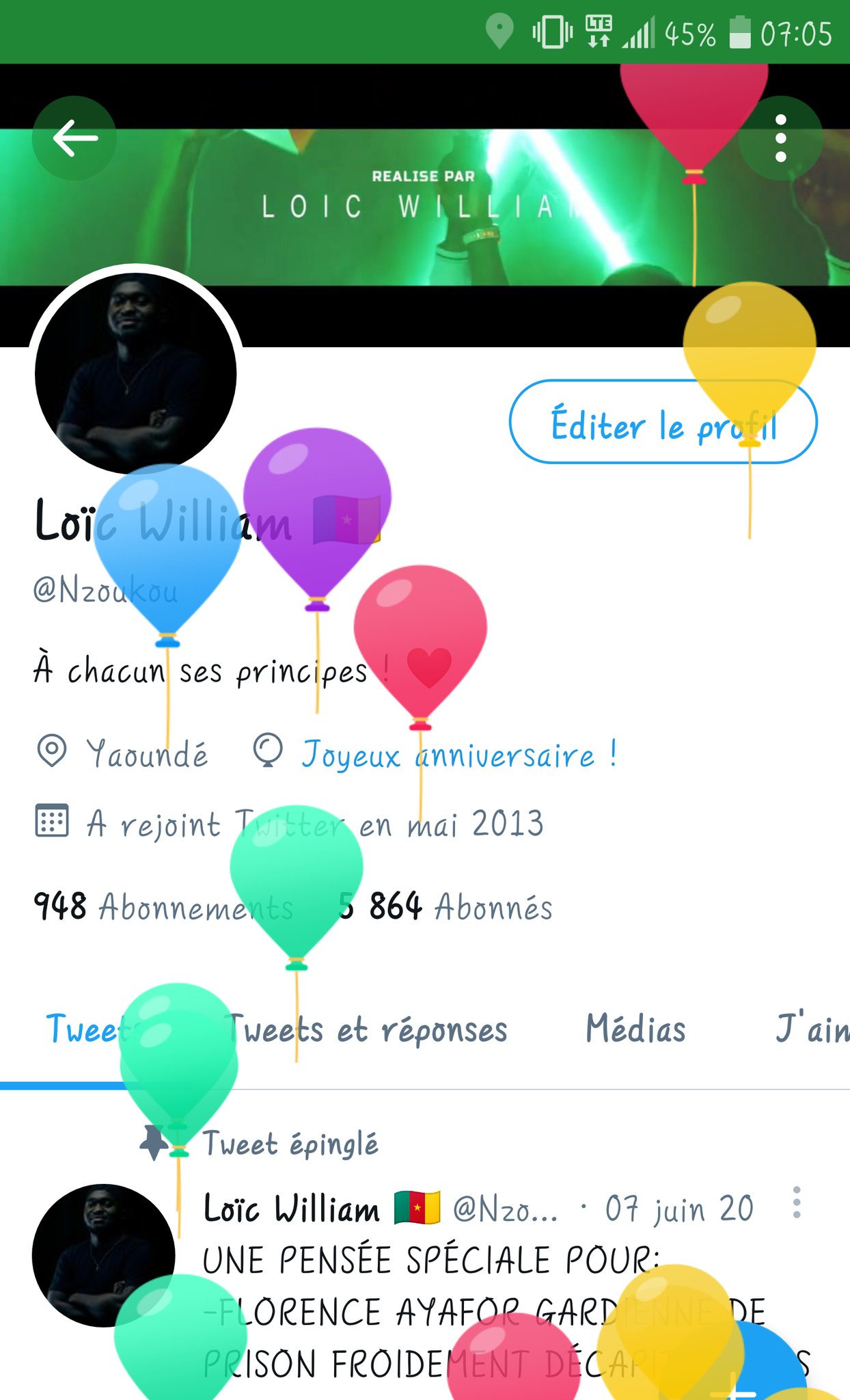 Loic William Parait Il Que Joyeux Anniversaire A Moi Meme T Co Nkrvujnyyc Twitter