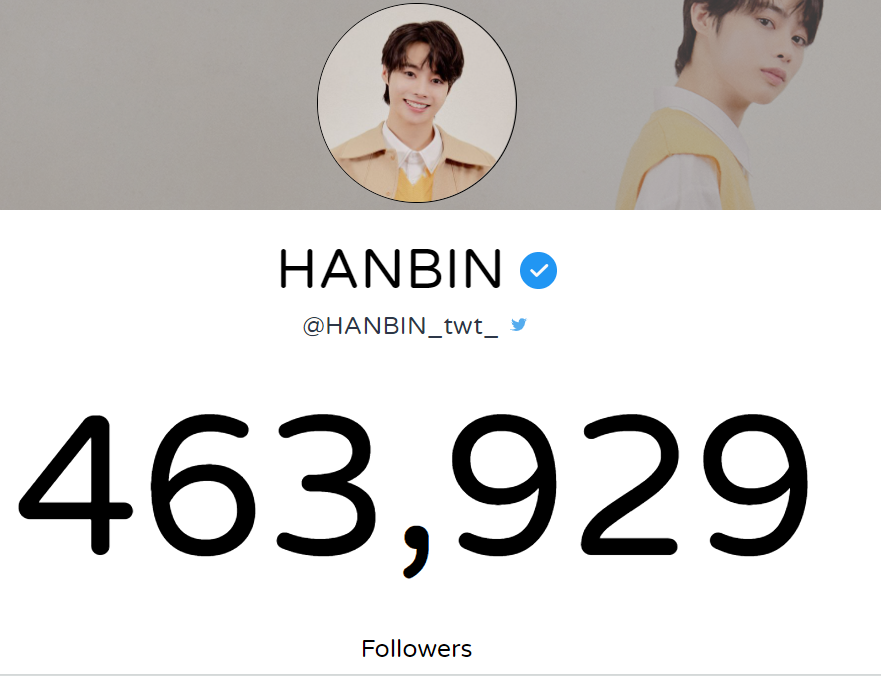 jessthu's tweet photo. Wow!!  Our @HANBIN_twt_ gained over 400 followers in 7 HRS and still counting.  Now let's go stream Fire &amp; Flame On for #HANBIN_BELIFT please, Hannies.  🥰❤️🍅💛
#HANBIN 
#한빈
#빌리프랩 
#한빈_데뷔하자
#WeAreProudOfYouHanbin
#IWillWaitForHanbin
#IBelieveInHANBIN
@BELIFTLAB https://t.co/GTSjKCr7U9