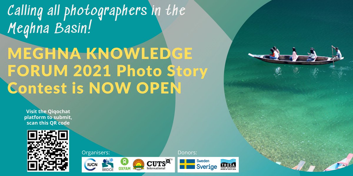 Capture the richness of the Meghna river basin! 

IUCN invites photographers from the Meghna river basin to join the Meghna Knowledge Forum 2021 Photo Story Contest.
Visit this link to submit: qiqochat.com/e/mkf-2021/pre…
MKF website: bit.ly/MKF2021