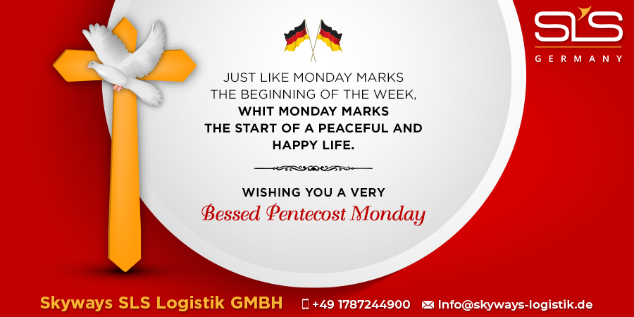 Skyways_Germany's tweet photo. On this occasion of Whit Monday, we wish that the Holy Spirit always guide us to the right path and bless us with a year ahead filled with good health and prosperity. Happy Whit Monday!
#SkywaysGermany #Skywaysgroup #Germany #whitmonday #whitmonday2021 #happywhitmonday https://t.co/NHZELng36f