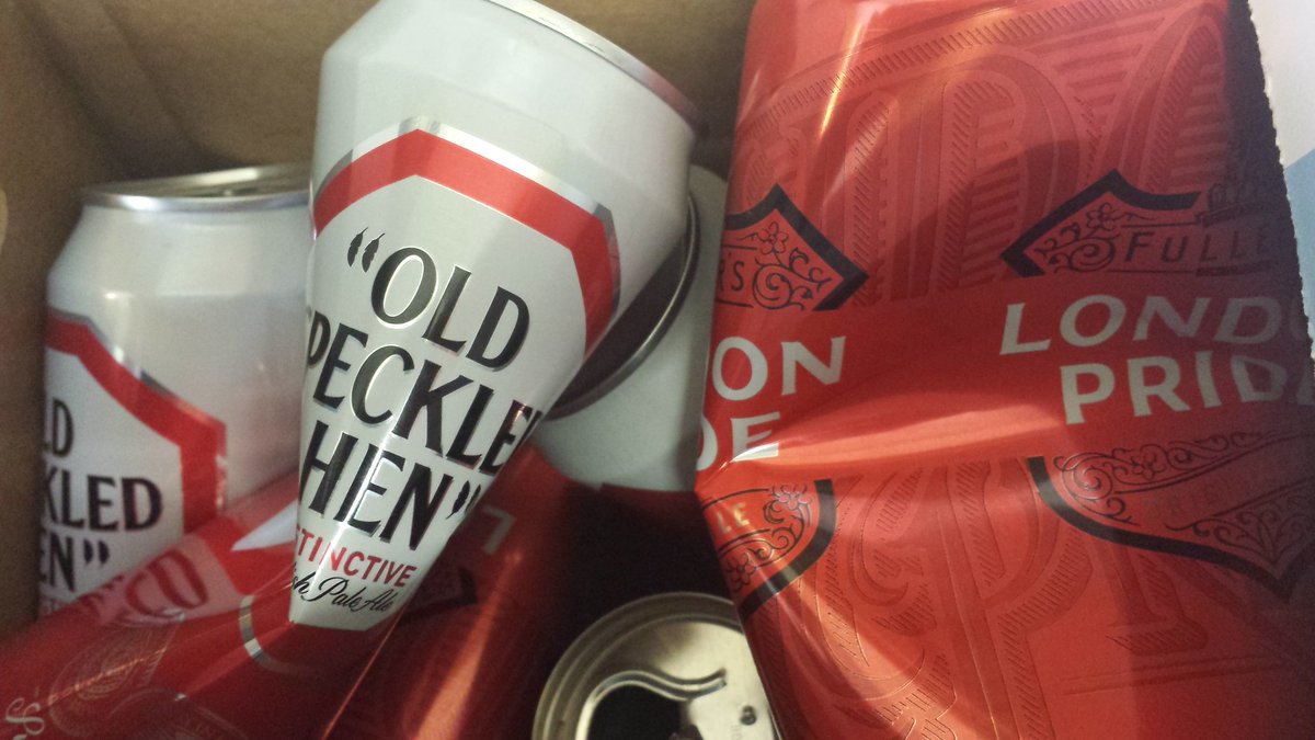 Thirsty Thursday says 'Don't forget to always recycle your beer tins #recycling #recycle #recycled #RealAle #craftbeerhour #beeroclock #Beers #beer #beertime #beerporn