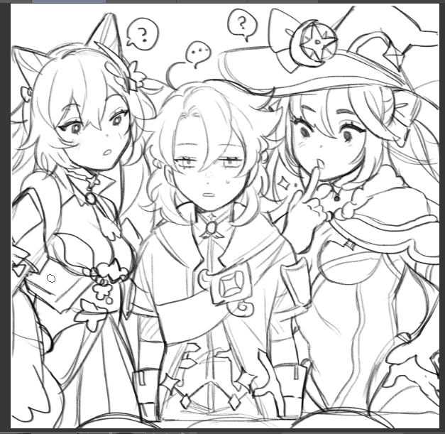 when you are the only playable male character in the event 🤧🤧
a lil wip, its so cute seeing albedo as the only boy there around the girls hahdhfh
#原神 #GenshinImpact