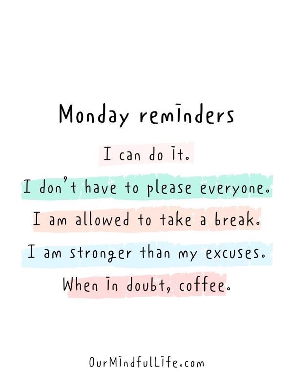 TheSADAG's tweet image. 5 reminders to get you through your Monday. 💖
#mentalhealthmatters 
#mondaymotivation 
#mondaymood 
#mondayquotes