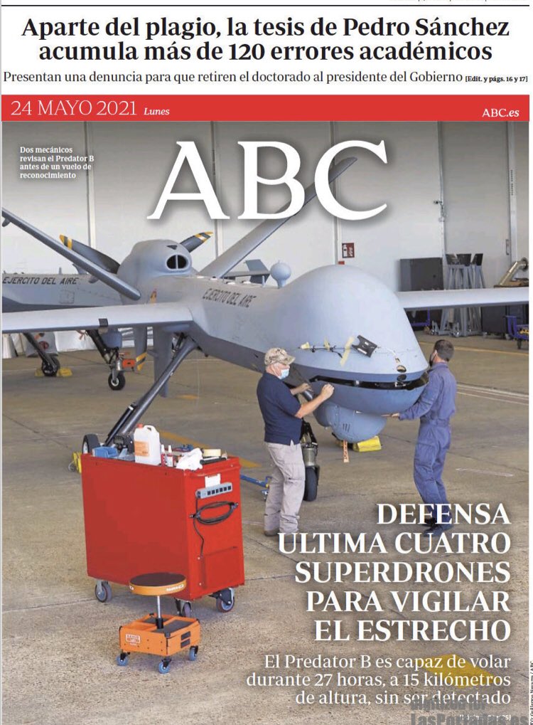 — 6 asesinatos machistas en una semanas.

— Las portadas: