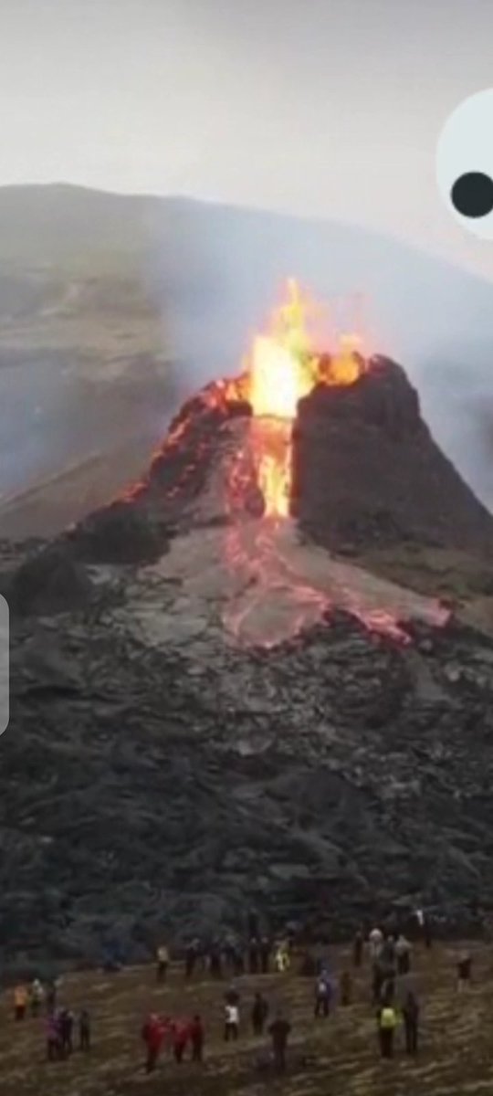 Some governments would approve a budget to buy big ice blocks to cool the lava.