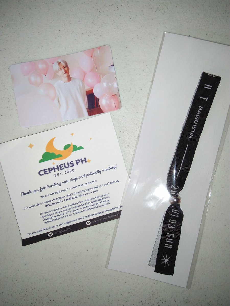 won_ooh's tweet image. late post pt. 4! thank u so much for this kyoongcon bracelet @CepheusPH may iba pang freebies kaso nasa kaibigan kong kasabay kong umorder hehehe #CepheusPH_Feedbacks
