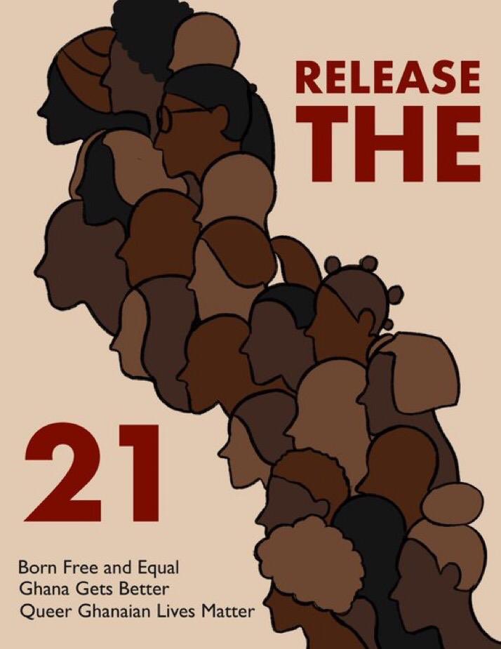 21 individuals have been arrested in Ghana on suspicions of being queer. What crime did they commit? The “crime” that we all commit. Simply trying to live our truth. Our countries are killing us. 
Please get #ReleaseThe21 trending.
Follow
x.com/lgbtrightsghan…
