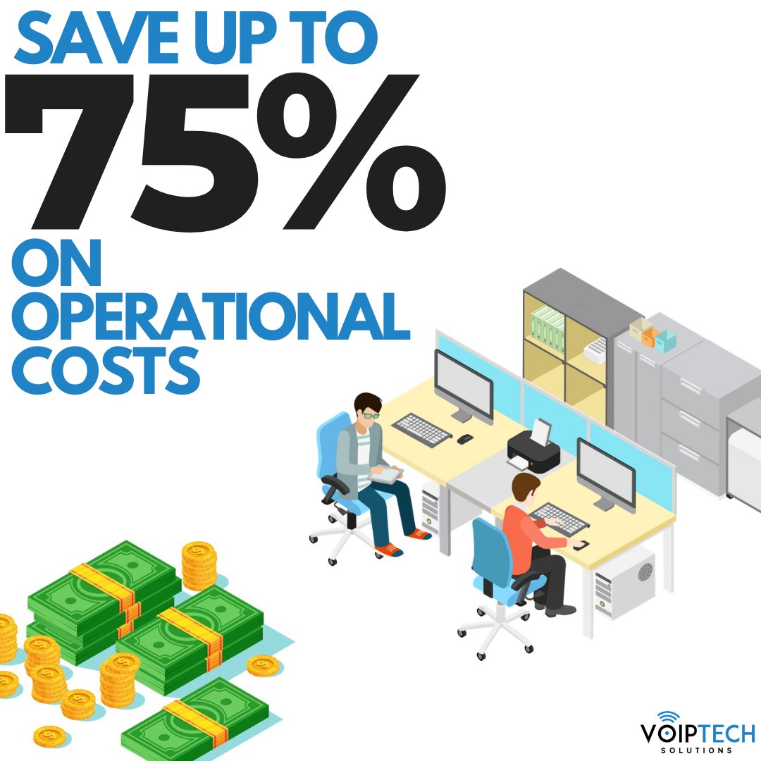 Did you know calling #clients are another #operational #costs which eats at your #expenses?

Working in the #industry 🏭, we have seen a simple #change from a #landline 📞 system to a #VoIP system can help you #save up to 75% on overall operation costs

💻voiptech.solutions/things-to-cons…