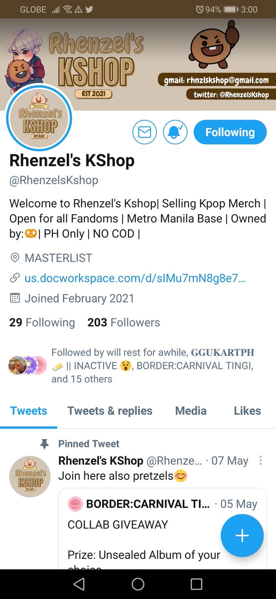 dalgukie's tweet photo. @cookypopph @RhenzelsKshop #COOKYPOPPHXRHENZELSKSHOP #TEAMBAKERY Di pa pala ako nakakasali dito HAHAHA pero goodluck ate sa shop mo support ka lang namin lagi more costumers to come pa sayo fighting!! @YeontanNiBwi @nxxhs93 @jeonjktaeh @shen_sunoo https://t.co/P9pqSPx1zN