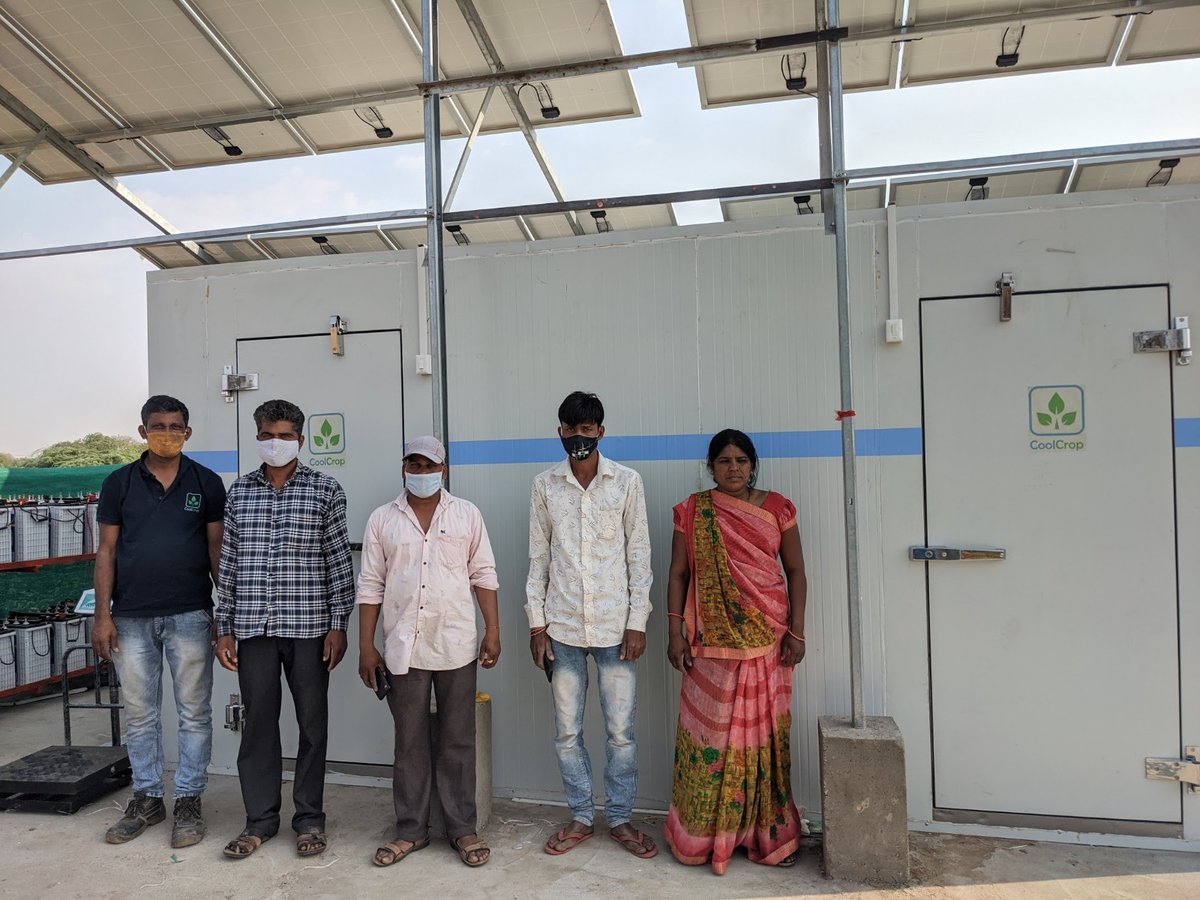 coolcroptech's tweet photo. How many potatoes are too many potatoes?🥔
Headed by Nitaben, this women farmer federation in Gujarat is currently utilizing the new CoolCrop solar cold storage to store potatoes.
@cinicell
#Coldstorage #Potatos #Potatofarmer #SheFarms #SolarColdStorage https://t.co/1FmsOOJVh0