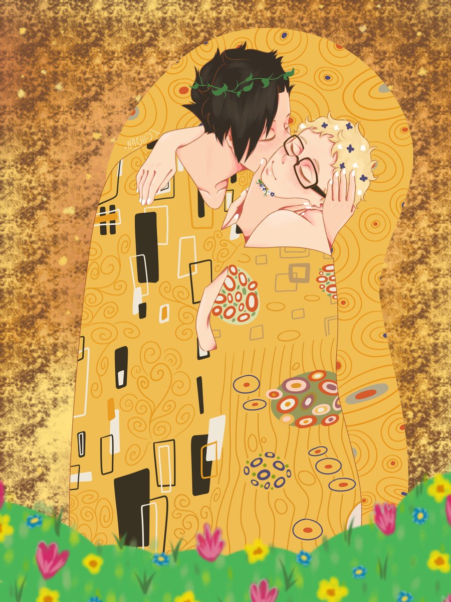 hqnashi's tweet photo. "The Kiss"💛

#クロ月 #kurotsuki #kuroo #tsukishima #haikyuufanart #Haikyuu #hq https://t.co/uWwMLWejsj
