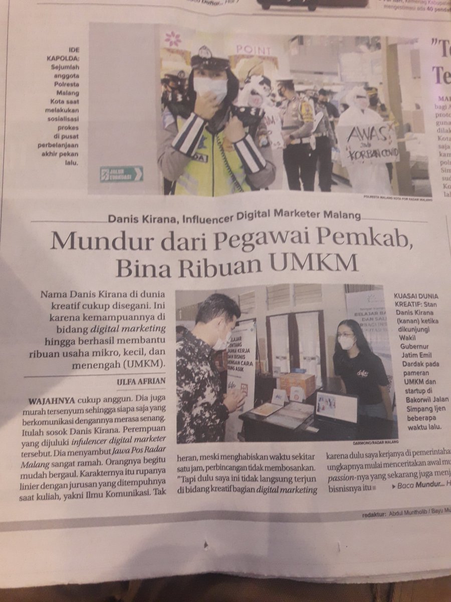 kepanjen_kita's tweet photo. Salah satu sosok dari Kepanjen yang patut kalian jadikan inspirasi.
Terakhir liat beliau pas jadi MC bareng @smiethdimas  di acara @smaneka_ dan selalu mengagumkan hingga sekarang.
Tetep semangat dalam membantu UMKM nggeh mbak @daniskirana 

Btw,sampean seng pake rompi ijo?🤣 https://t.co/vSRrSpiT9F