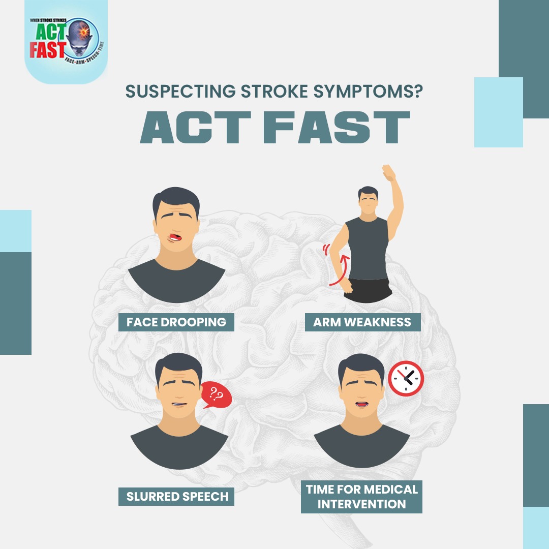 actfastnow's tweet photo. Unexplained dizziness, drooping of face, weakness in the arm, slurred speech can be the sign of a #stroke. Get medical help immediately

Source: https://t.co/uYlxFeEdNU

#ActFast #BrainStroke #StrokeKoRok #StrokeSymptoms #healthcare #healthylife #Strokeprevention https://t.co/jiFqVS6wAX