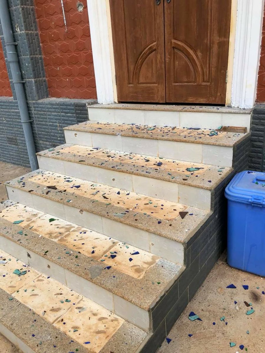 nslwin's tweet photo. PEKON, Shan State:

A Roman Catholic Church in Pekon was hit by the shells fired by Terrorists (Myanmar security forces) on May 23 night.

#May24Coup #WhatsHappeningInMyanmar #MilkTeaAlliance https://t.co/znK1lhhHzL
