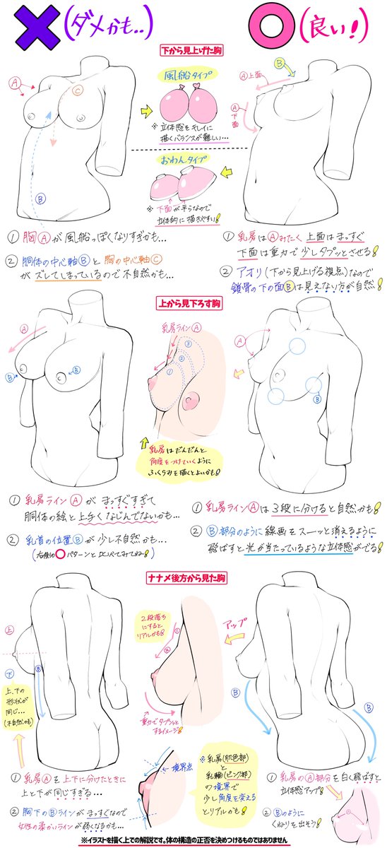 吉村拓也 イラスト講座 おっぱいの描き方 女性のバストアップと構図が上達する ダメかも と 良いかも 吉村拓也 イラスト講座 おっぱいの描き方 女性のバストアップと構図が上達する ダメかも と 良いかも