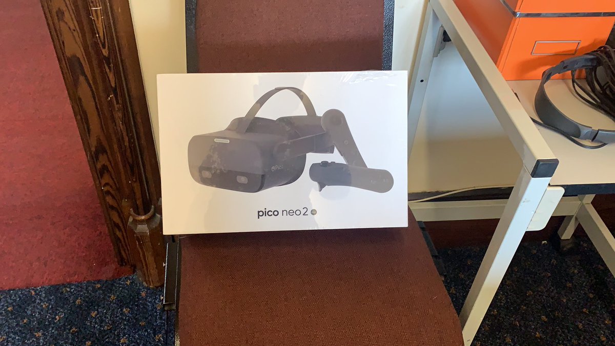 JakeRogers1992's tweet photo. Happy Monday! Our new VR headsets have arrived @CroxtethCampus . . . this is going to be an interesting week https://t.co/JQcJlmzTbG