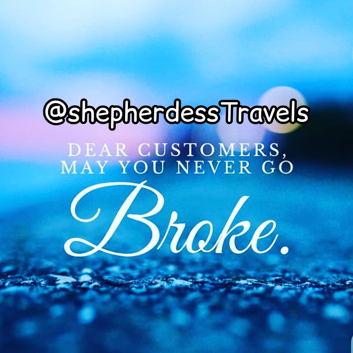 shepherdesstour's tweet photo. We have always prayed for all our customers and still praying

You will never go broke! God will keep blessing you and you will keep Patronising us in Jesus name. Amen!

Have a productive week ahead. https://t.co/MqKL6aIhro