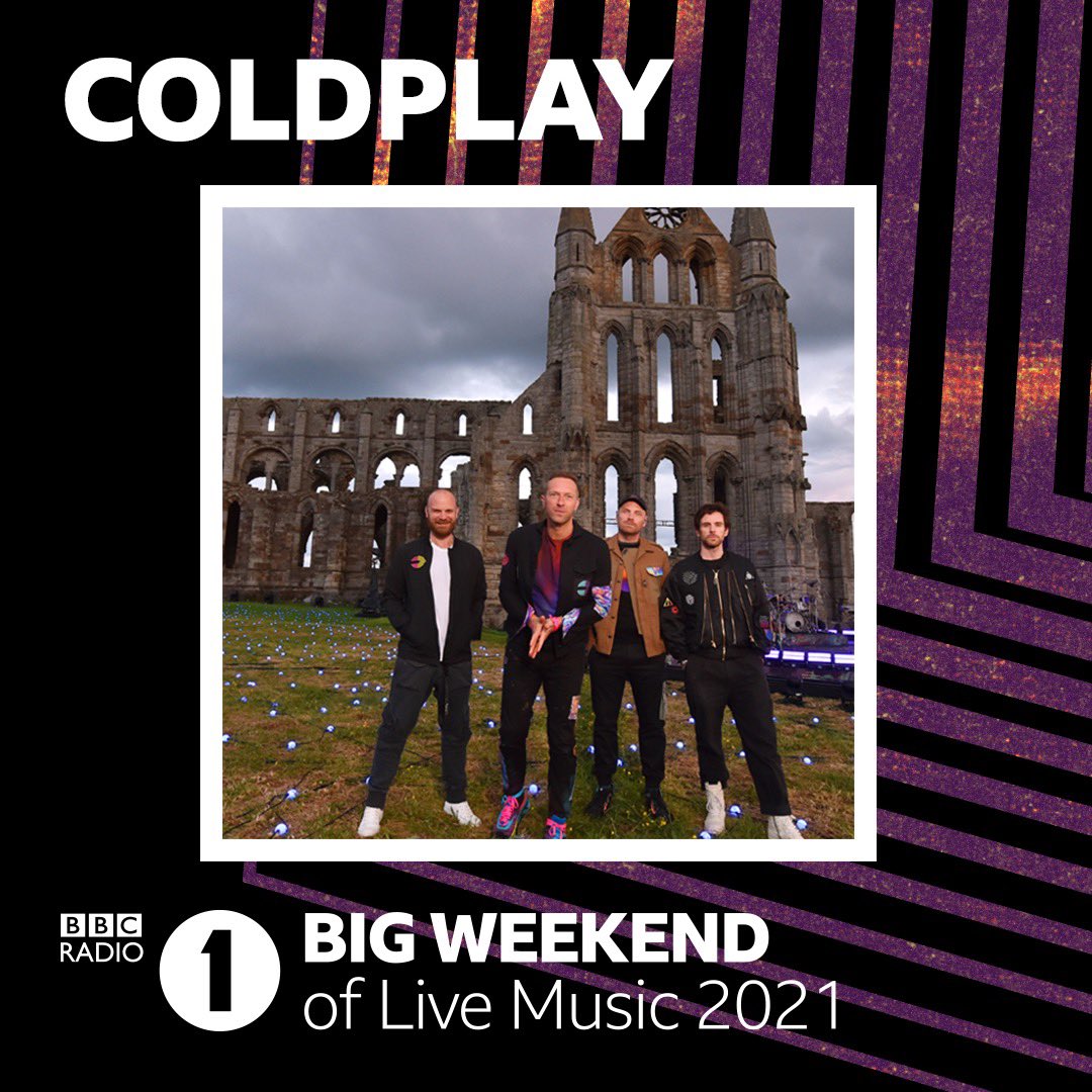 We’re proud to announce that we’re part of <a href="/BBCR1/">BBC Radio 1</a>’s Big Weekend 2021. We performed our set in front of the stunning Whitby Abbey, high above the North Yorkshire coast. cldp.ly/R1BW2021 
Love c, g, w &amp; j