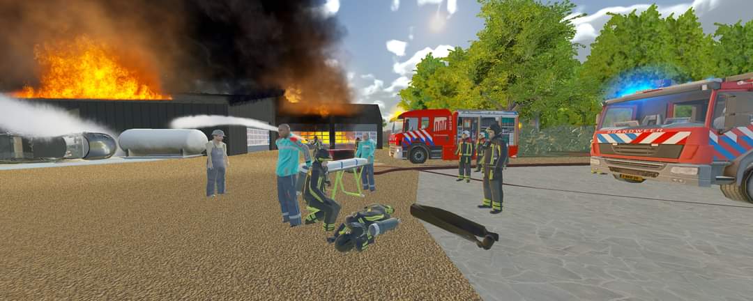 Virtueel3ND's tweet image. Vorige week hebben we binnen de VRGroningen de scenario trainingen via teams voor OvD en bevelvoerder afgerond. Binnen dik 7 week hebben we rond de 150 bevelvoerders en 20 OvD'en op afstand kunnen trainen. 

Men vond deze manier een mooie uitbreiding van het oefenprogramma. #3ND