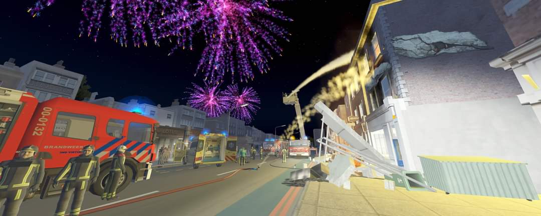 Virtueel3ND's tweet image. Vorige week hebben we binnen de VRGroningen de scenario trainingen via teams voor OvD en bevelvoerder afgerond. Binnen dik 7 week hebben we rond de 150 bevelvoerders en 20 OvD'en op afstand kunnen trainen. 

Men vond deze manier een mooie uitbreiding van het oefenprogramma. #3ND