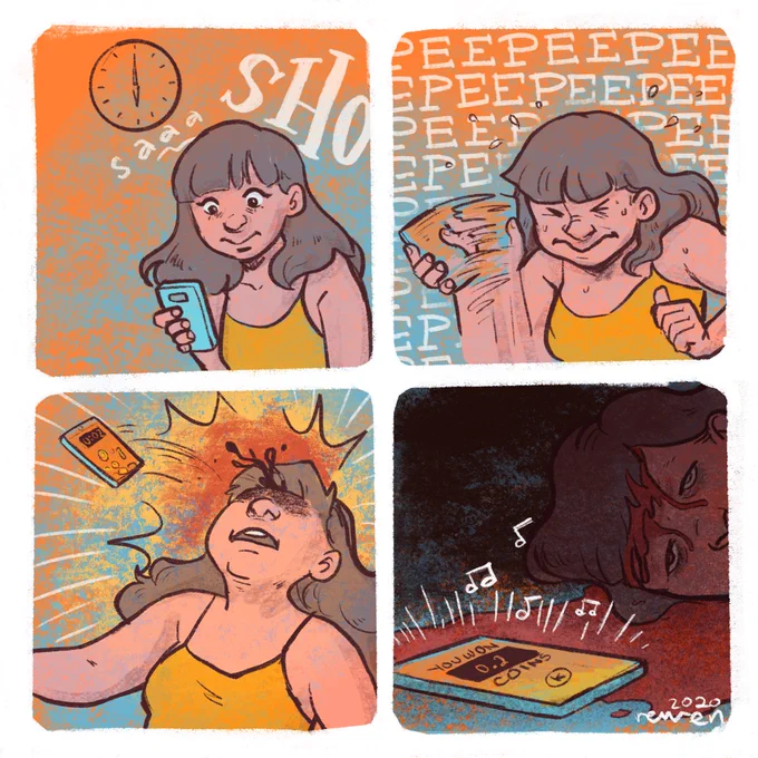 Reposting this autobio comic 😍

tw blood, gore 
