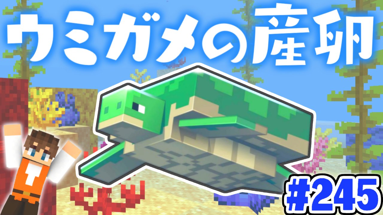 Mk ミラクルk 今日の動画1本目 ウミガメの産まれる瞬間を見逃すな 貴重なタマゴを孵化させよう マイクラ 実況part246 マインクラフト T Co Trbxy2eei0 T Co 3stpgf8d4z Twitter