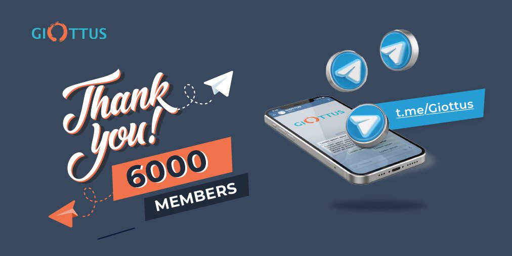 giottus's tweet photo. Thank you for a whopping 6,000+ followers on #Telegram! We are extremely grateful and elated. 🎉
Join us here: https://t.co/C9YbPgBaO9
#Giottus #Crypto #JoinUsOnTelegram https://t.co/kNCU0xItYt