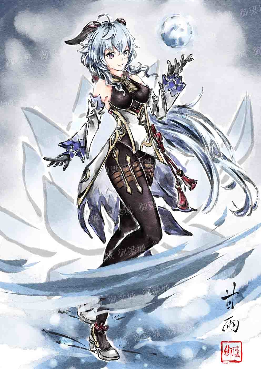 御梁城 原神 甘雨 女の子 水墨画 原神 Ganyu 甘雨 Genshin T Co Faacubkkab T Co S7wtuy6srn Twitter