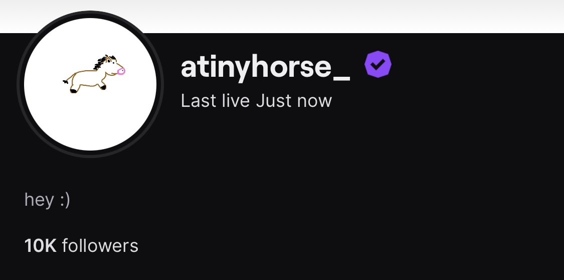 atinyhorse_'s tweet image. crazy to think we were only at about 300 followers last november... thank you all so much for the amazing streams, i wouldn’t be where i am without you &amp;lt;3