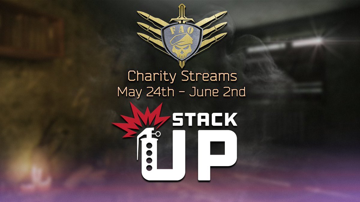 Prophet_FMJ's tweet image. The @ForwardAsOneTV @Twitch charity event starts today for @stackup . Let’s beat last years total raised! #stackup #calltoarms