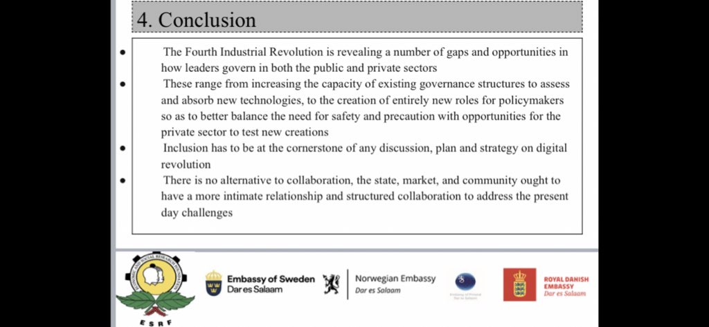 SwedeninTZ's tweet photo. “There is no alternative to collaboration. The state, market and community ought to have a more intimate relationship and structured collaboration to address the present day challenges”
#BalanceTZ
#NordicWeekTz https://t.co/qQEnHm1XGE