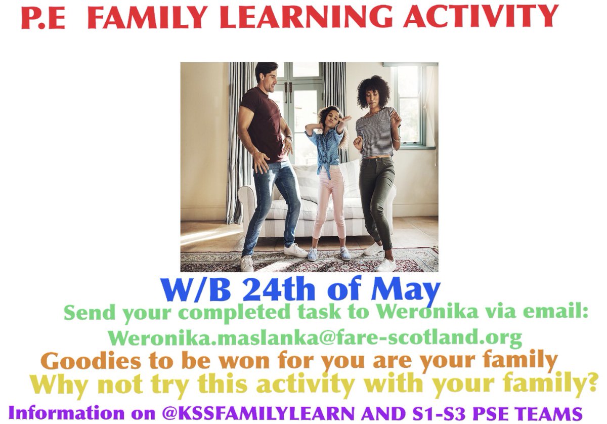 KSSFamilyLearning (@kssfamilylearn) on Twitter photo This weeks family learning activity is from <a href="/pe_knightswood/">Knightswood PE</a>
Please click on the following link to access the video share.icloud.com/photos/0zOX_hN…
<a href="/KnightswoodSec/">KSS</a> <a href="/KssRights/">KSS Rights Respecting School</a> <a href="/KssParent/">KSS Parent Council</a> @WeronikaFare This weeks family learning activity is from <a href="/pe_knightswood/">Knightswood PE</a>
Please click on the following link to access the video share.icloud.com/photos/0zOX_hN…
<a href="/KnightswoodSec/">KSS</a> <a href="/KssRights/">KSS Rights Respecting School</a> <a href="/KssParent/">KSS Parent Council</a> @WeronikaFare